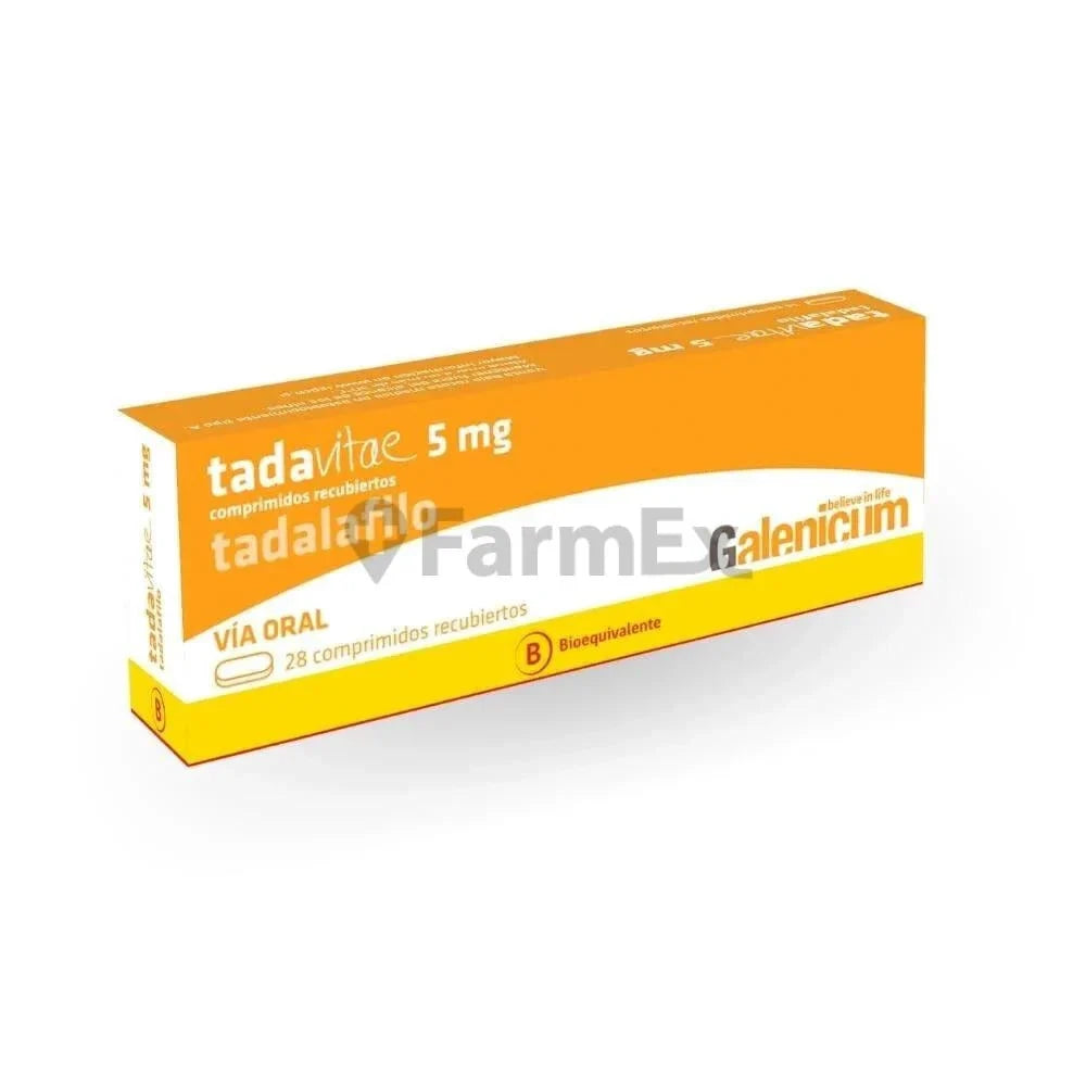 Tadavitae 5 mg x 28 comprimidos Farmex-Fonasa-Persistente